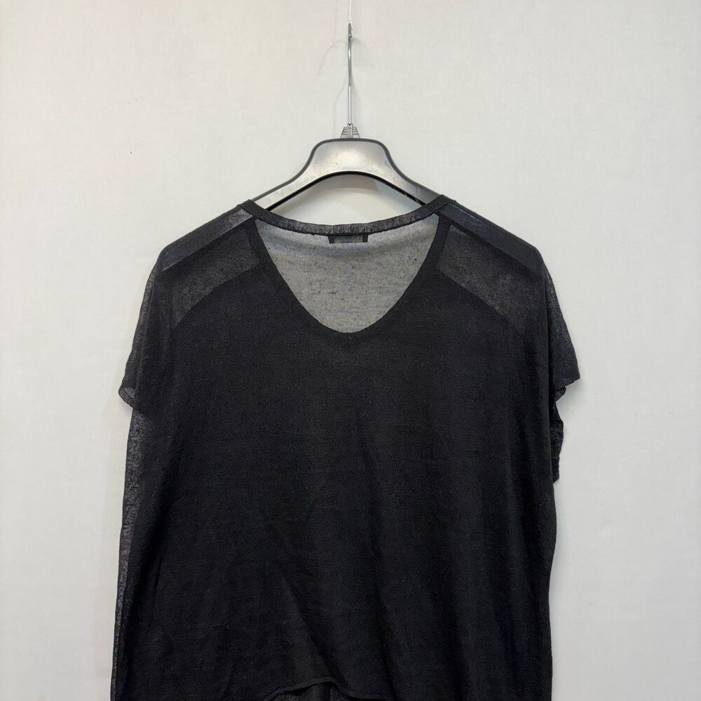 Eileen Fisher Women Knit Blouse Top Shirt Size 1X Black D030 -26 - Picture 11 of 13